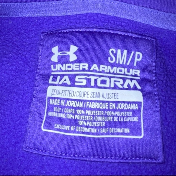 Under Armour Hoodie Sweatshirt | Zip-Up | Size Small Petite - Picture 4 of 8
